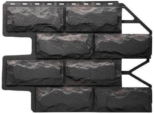 Фасадная панель FineBer Блок, Темно-серый купить в Воронеже