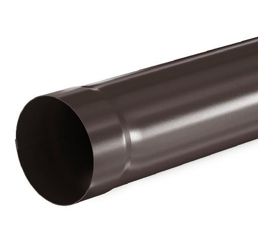 Водосток Aquasistem, система 125x90 - Труба водосточная 3.00м RR 32 Тёмно Коричневый купить в Воронеже