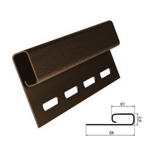 Финишная планка, коричневая купить в Воронеже