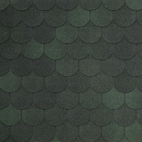 Гибкая черепица Tegola ASSISI verde 473 купить в Воронеже