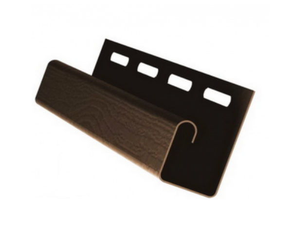 J-профиль для сайдинга, коричневый купить в Воронеже