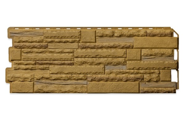 Фасадная панель Цокольный сайдинг Альта профиль Скалистый камень Альпы Комби купить в Воронеже