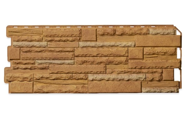 Фасадная панель Цокольный сайдинг Альта профиль Скалистый камень Памир Комби купить в Воронеже