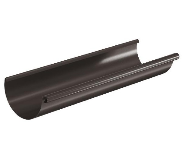 Водосток Aquasistem, система 150/100 - Водосточный желоб 3.00м RR 32 Тёмно-Коричневый купить в Воронеже