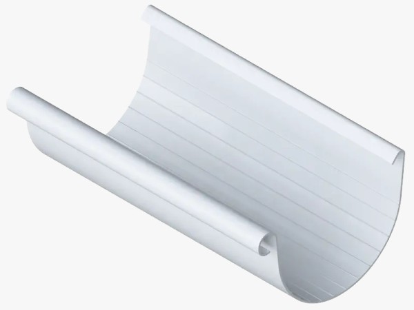 Водосток Альта-Профиль ПВХ – Желоб водосточный 3м (белый) купить в Воронеже