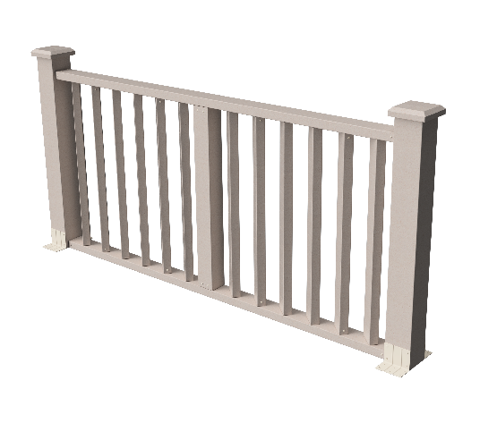 Ограждения декоративное ДПК GRINDERDECO Бруклин выбеленый дуб купить в Воронеже