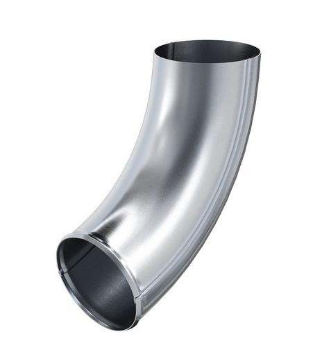 Водосток Aquasistem, Система 150/100 - Колено трубы сливное оцинковка купить в Воронеже