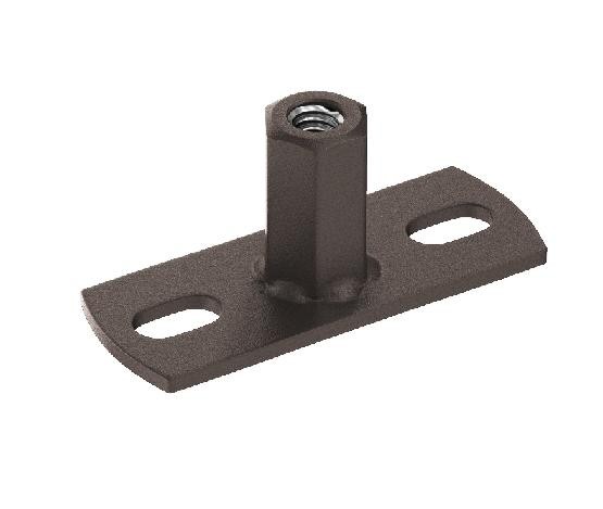 Водосток Aquasistem, Система 150/100 - Держатель для хомута под метиза RR 32 Тёмно-коричневый matt купить в Воронеже