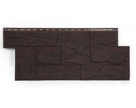 Фасадная панель T-Сайдинг-Гранит Леон ЭКО-2 Венге купить в Воронеже