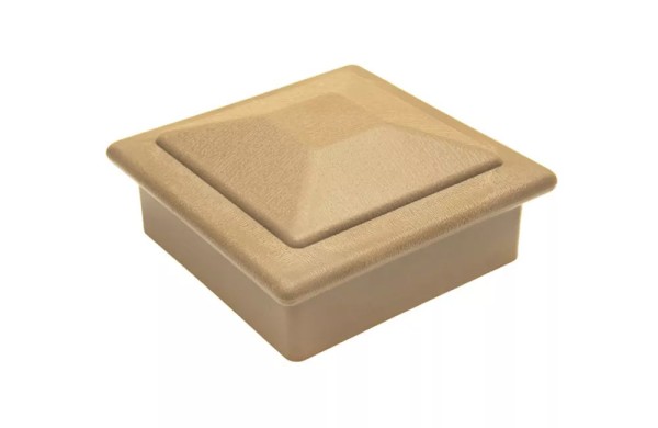 Крышка верхняя ПВХ для столба Deckart 125х125 Орех купить в Воронеже