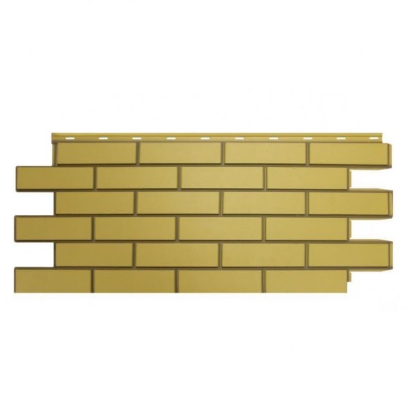 Фасадная панель Nordside, Гладкий Кирпич, Желтый купить в Воронеже