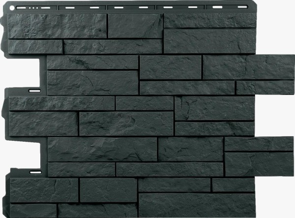 Фасадная панель Альта-Профиль Шотландия Графит купить в Воронеже