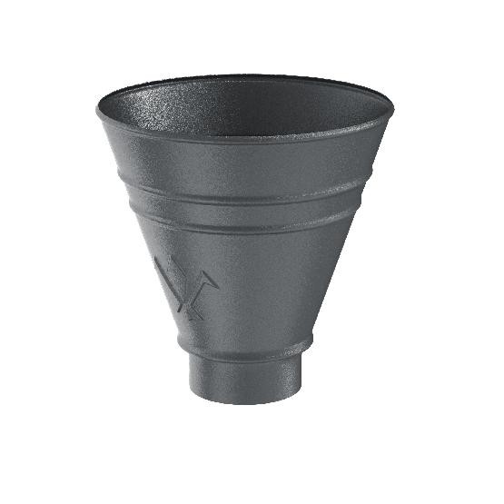 Водосток Aquasistem, Система 125/90 - Воронка водосборная круглая RR 23 Маренго matt купить в Воронеже