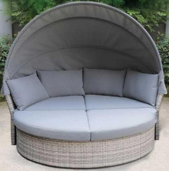 Диван-Трансформер AFINA плетеный из иск. ротанга AFM-325G Grey купить в Воронеже