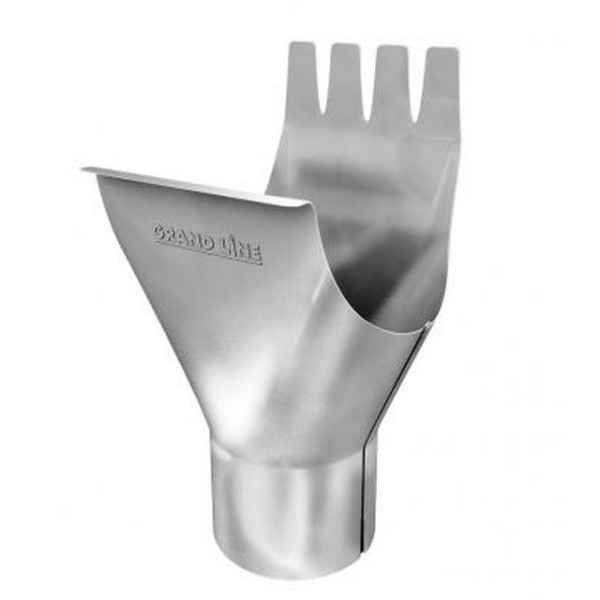 Водосток Grand Line 150x100 – Воронка желоба RAL 9003 купить в Воронеже