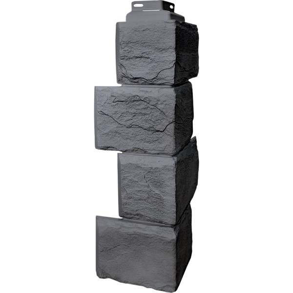 Цокольный сайдинг FineBer – Серия “Камень природный”, Угол наружный Кварцевый купить в Воронеже