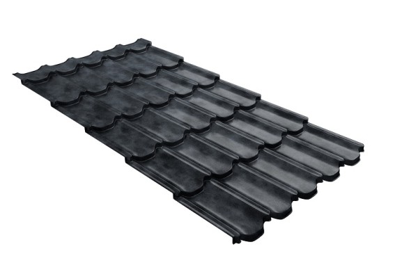 Металлочерепица квинта плюс с 3D резом 0,45 Safari Grey купить в Воронеже