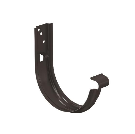 Водосток Aquasistem, система 150/100 - Крюк крепления желоба универсальный RR 32 Тёмно-Коричневый купить в Воронеже