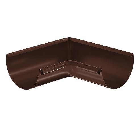 Водосток Aquasistem, система 125x90 - Угол желоба, внутренний 90° RAL 8017 Коричневый купить в Воронеже