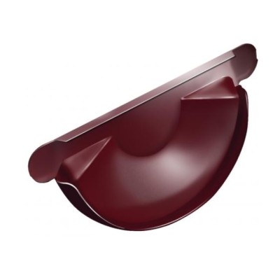 Водосток Grand Line 125x90 – Заглушка желоба RAL 3005