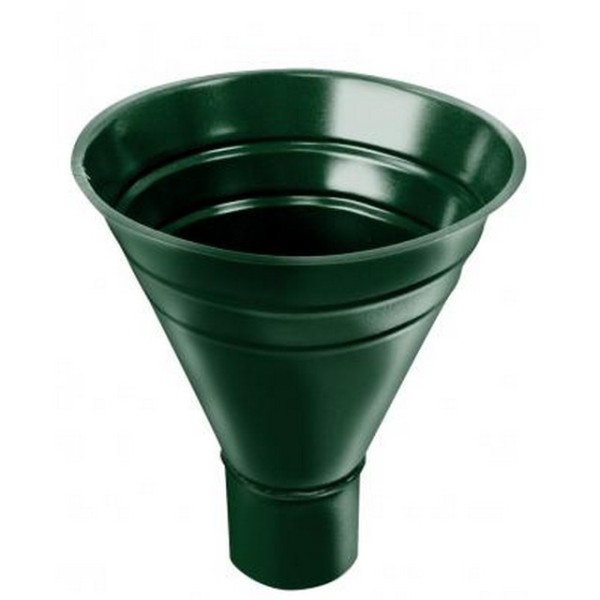 Водосток Grand Line 125x90 – Воронка водосборная RAL 6005 купить в Воронеже