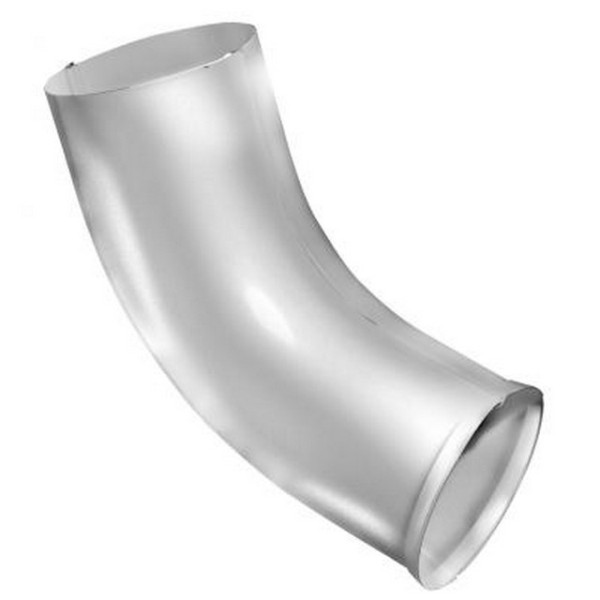 Водосток Grand Line 150x100 – Колено сливное RAL 9003 купить в Воронеже