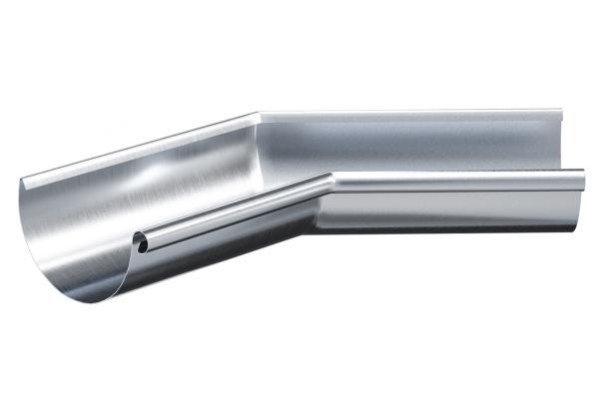 Водосток Aquasistem, Система 150/100 - Угол желоба внутренний  оцинковка 135° купить в Воронеже