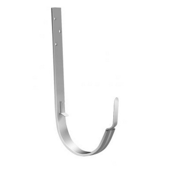 Водосток Grand Line 150x100 – Кронштейн длинный RAL 9003 купить в Воронеже