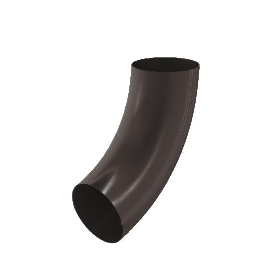 Водосток Aquasistem, система 125x90 -  Колено трубы RR 32 Тёмно Коричневый купить в Воронеже
