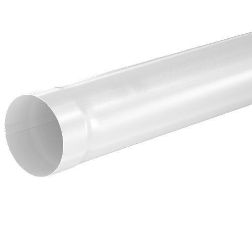 Водосток Aquasistem, система 150x100 - Труба водосточная 3.00м RR 20 Мраморно-белый купить в Воронеже