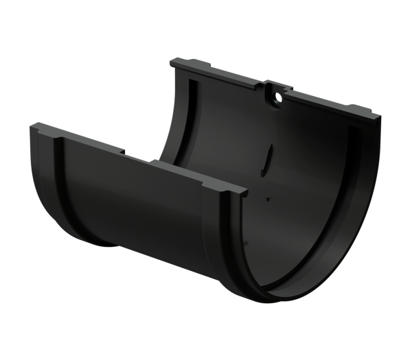 Соединитель желоба Docke Premium ПВХ - Карбон купить в Воронеже