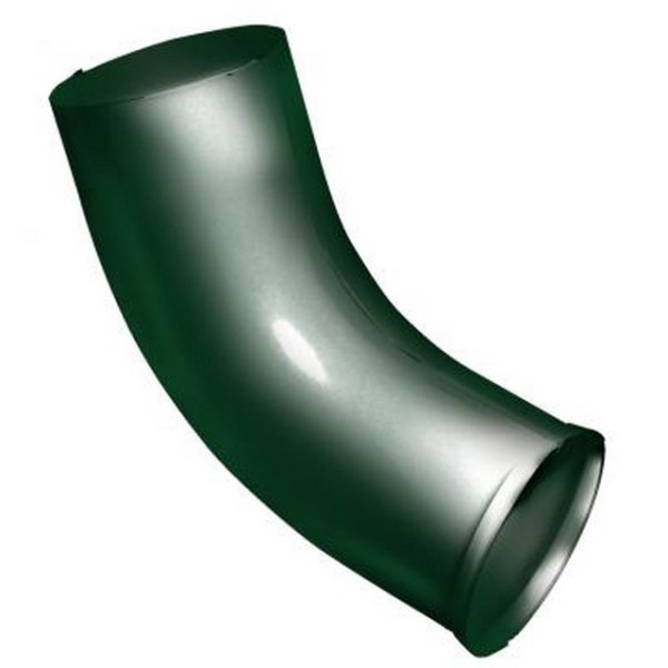 Водосток Grand Line 125x90 – Колено сливное RAL 6005 купить в Воронеже