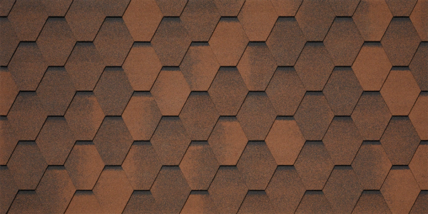 Гибкая черепица Tegola UNICA VENETO MARRONE 423 купить в Воронеже