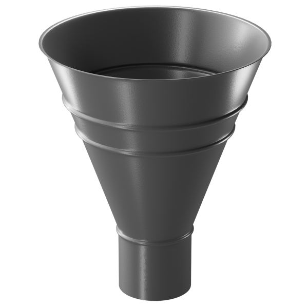 Воронка водосборная Döcke STAL PREMIUM, Графит купить в Воронеже