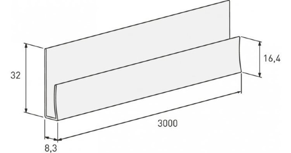 Стартовая планка для отделочных панелей Vox купить в Воронеже