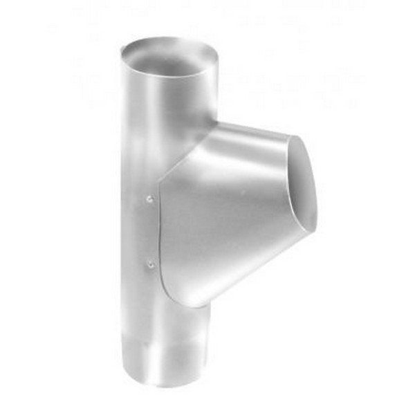 Водосток Grand Line 150x100 – Тройник RAL 9003 купить в Воронеже