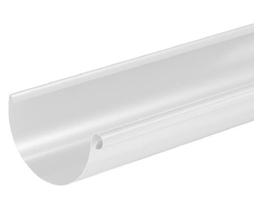 Водосток Aquasistem, система 125x90 - Водосточный желоб 3.00м RAL 9003 Белый купить в Воронеже