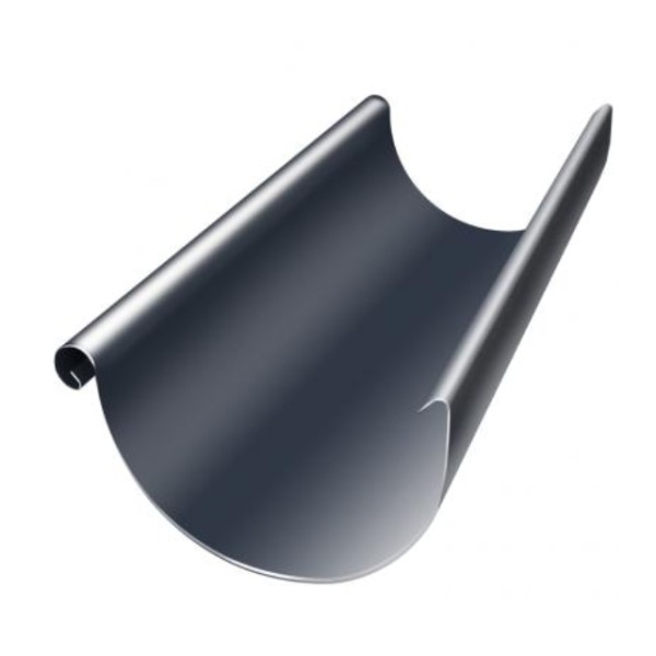 Водосток Grand Line 150x100 – Полукруглый желоб 3 метра RAL 7024 купить в Воронеже