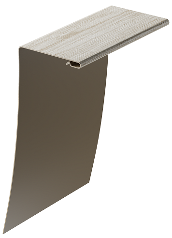 Универсальный околооконный профиль 89/254 мм, Орех купить в Воронеже