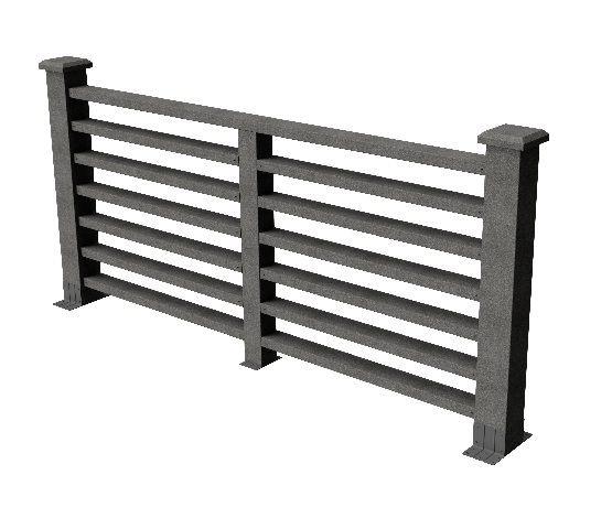 Ограждения декоративное ДПК GRINDERDECO Марсело серый базальт купить в Воронеже