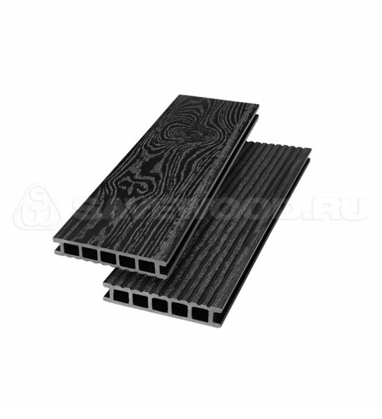 Террасная доска из ДПК SW Ornus тангенциальный распил черный купить в Воронеже