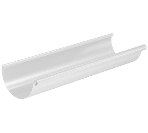 Водосток Aquasistem, система 125x90 - Водосточный желоб 3.00м RR 20 Мраморно-белый купить в Воронеже