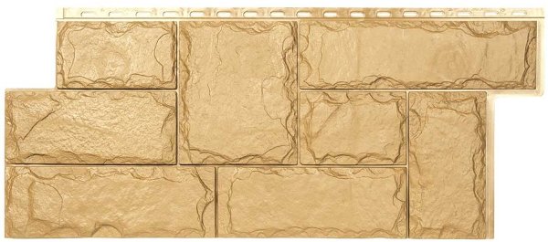 Фасадная панель T-Сайдинг-МАРСЕЛЬ ЭКО-1 Амбер купить в Воронеже