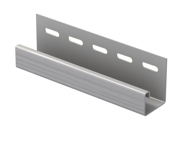 J-планка Ю-пласт Классика серая купить в Воронеже