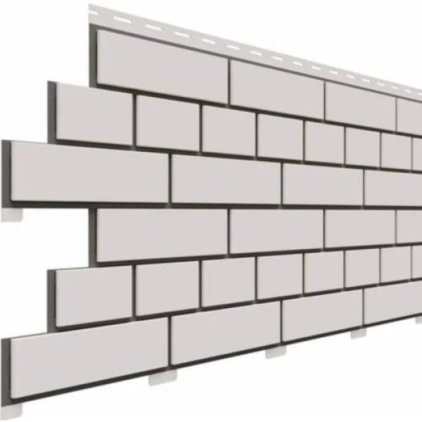 Фасадная панель Доломит Кирпич, Белый купить в Воронеже