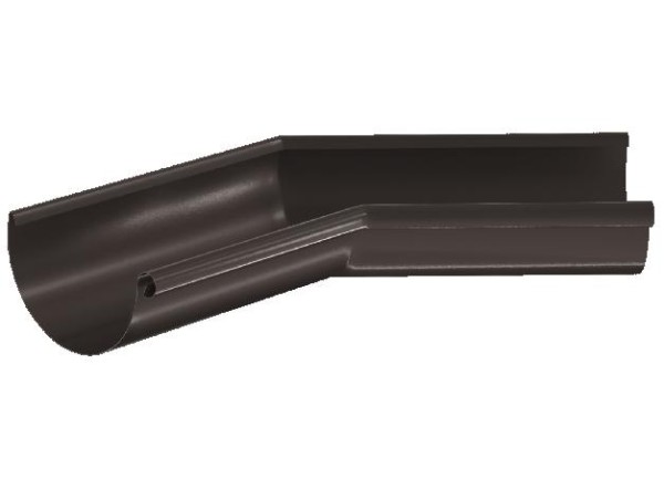 Водосток Aquasistem, система 150/100 - Угол желоба,внутренний 135° RR 32 Тёмно-Коричневый купить в Воронеже