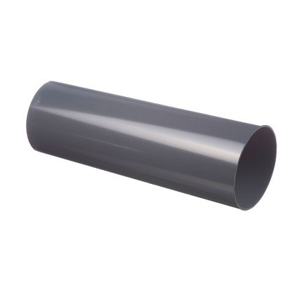 Труба водосточная 1 м. Docke Lux ПВХ - Графит купить в Воронеже