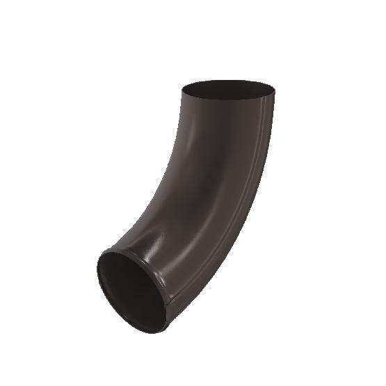 Водосток Aquasistem, система 125x90 - Отвод трубы RR 32 Тёмно Коричневый купить в Воронеже