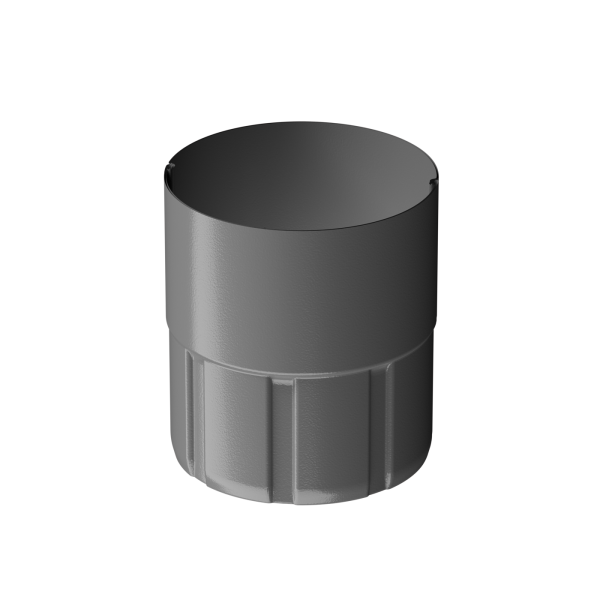Муфта соединительная для водостока Döcke STAL PREMIUM, Графит купить в Воронеже