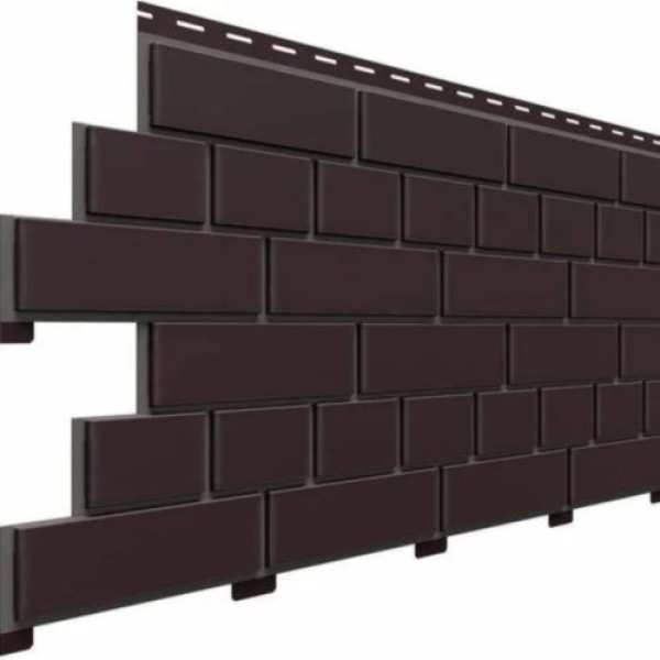 Фасадная панель Доломит Кирпич, Коричневый купить в Воронеже